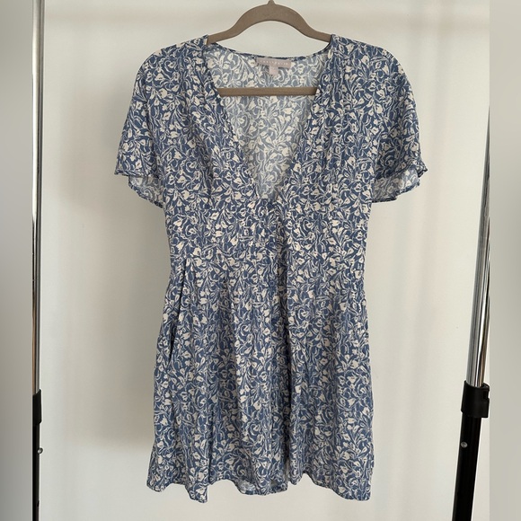 Blue Chelsea 28 Romper - Picture 1 of 5